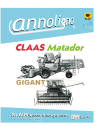 CLAAS Mähdrescher Typ Matador GIGANT Bild- Bedienungsanleitung & Wartungsanleitung & Bild- Ersatzteilliste & Explosionszeichnungen - annoligno 604